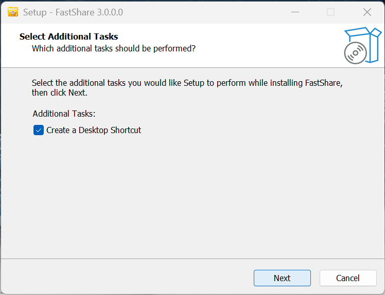مراحل نصب FastShare